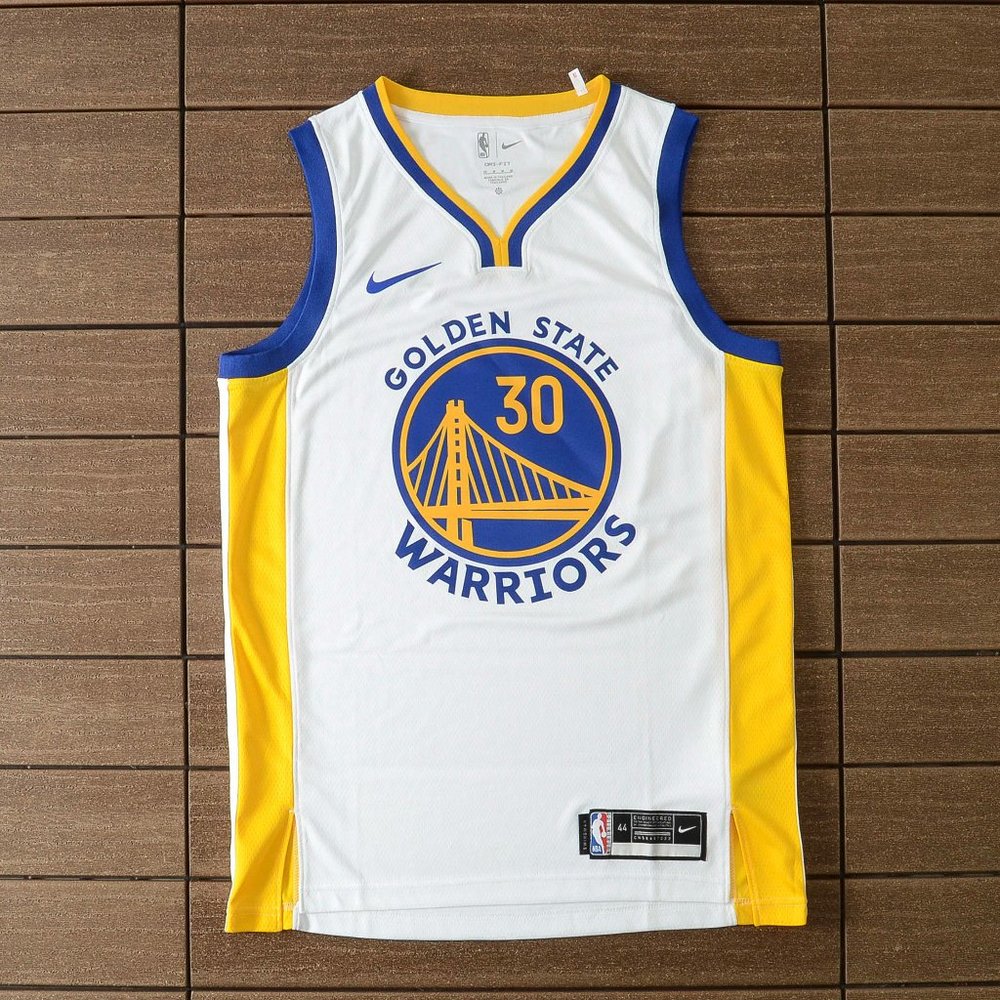 NBA Golden State Warriors #30 White Jersey - Stephen Curry
